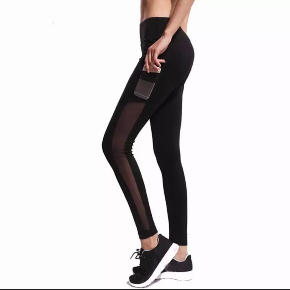 Olive Peel pants new brand! Mesh leggings/workout